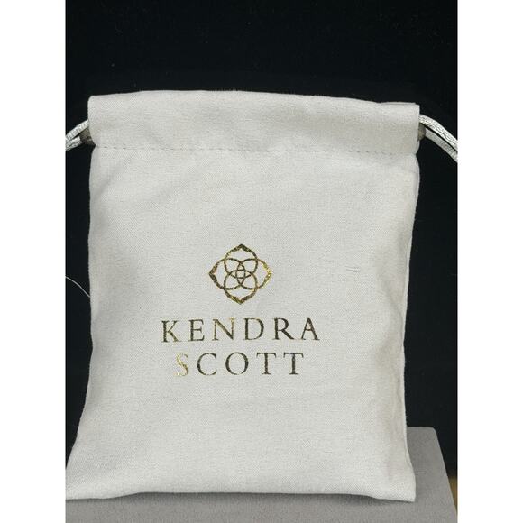 Disney | Kendra Scott Gold Minnie Mouse Earrings & Necklace Set New w Dust Pouch - Picture 7 of 10